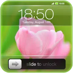 Slide to Unlock - Flower Theme APK download