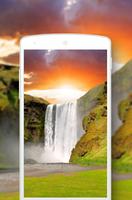 Waterfall Wallpapers 2K 4K постер