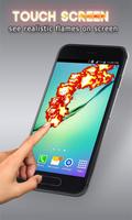 Fire Screen FingerTouch Prank captura de pantalla 1