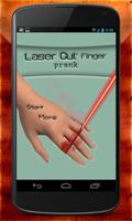 Laser Cut Finger Prank Affiche