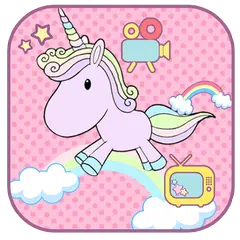 Theme Pink Unicorn Cute アプリダウンロード