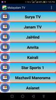 Malayalam Live TV All Channels capture d'écran 1