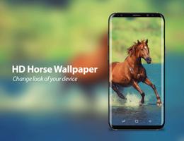 3D HD Live Horse Wallpaper Affiche