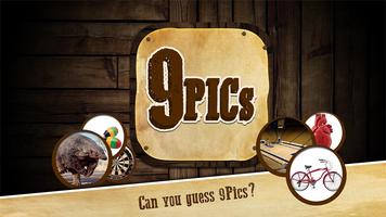 9 Pics - Pictoword Guessing game & Fun Word Trivia Affiche
