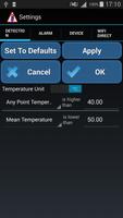 Alarme de température FLIR ONE capture d'écran 2