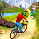 Jogo de Bicicleta Descendo Montanha: MTB DownHill ícone