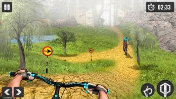 MTB Une Descente: Vtt descente Affiche