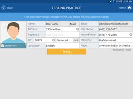 2 Schermata MTBC iCheckin – Automated Patient Check-in System