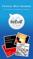Instant10｜Status on Instagram Affiche
