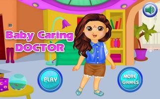 Baby Caring Doctor Cartaz