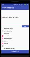Standardize Text capture d'écran 1