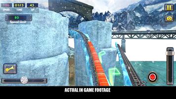 Uphill Train Racing 3D capture d'écran 2