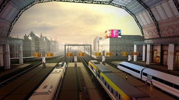Euro Train Driving Games Affiche