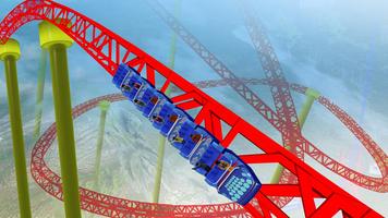 Roller coaster Jet speed Simulator Games capture d'écran 1