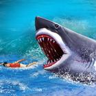 Shark Attack Game - Blue whale sim أيقونة