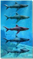 Shark Attack Game - Blue whale sim Affiche