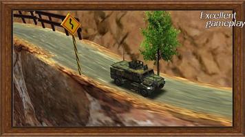 Army Truck Hill Driving captura de pantalla 3