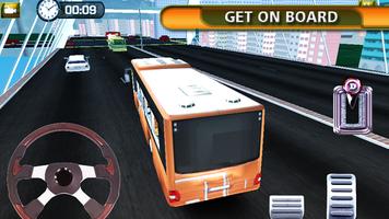 Poster Bus di guida 3D