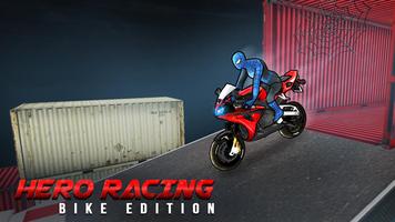 Spider Hero Racing : Bike Edition ảnh chụp màn hình 1