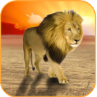 Lion Attaque Simulator 3D icône
