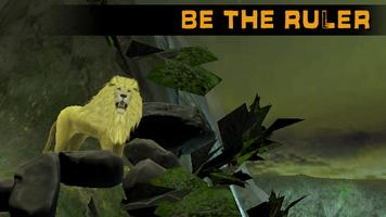Lion Attaque Simulator 3D Affiche