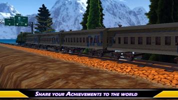 3D train Sim Affiche