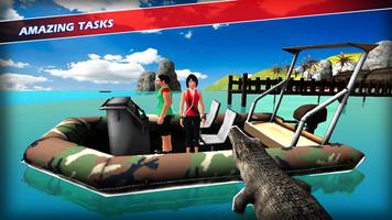Sauvage Crocodile Simulator capture d'écran 1