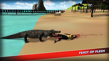 Sauvage Crocodile Simulator capture d'écran 2