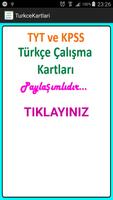 TYT Türkçe KPSS Türkçe Çalışma Plakat