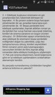 TYT Türkçe Test Deneme ảnh chụp màn hình 3
