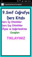 9. Sınıf Coğrafya Ders Kitabı  โปสเตอร์