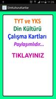 Din Kültürü Çalışma Kartları T Affiche