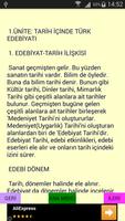 Türk Edebiyatı Ders Notu 10 capture d'écran 2