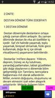 Türk Edebiyatı Ders Notu 10 capture d'écran 3