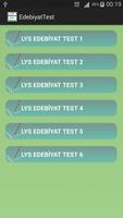 YKS Edebiyat Test Çöz স্ক্রিনশট 1