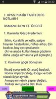 KPSS Tarih Ders Notları скриншот 2