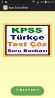KPSS Türkçe Test Çöz poster