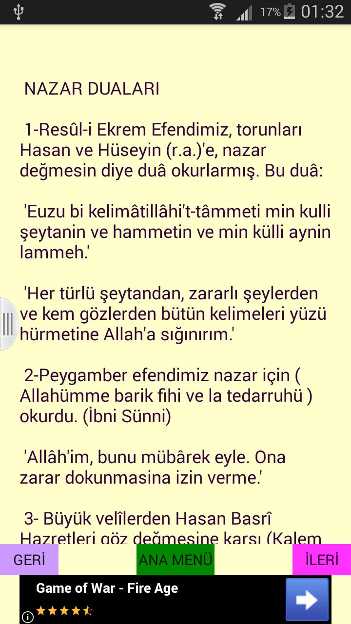Nazar Duasi Nazar Duasi Goz Degen Nazar Cubbeli Ahmet Hoca Farkin Tek Adresi Facebook