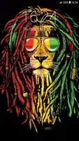 Rasta Pattern Lock Screen Cartaz