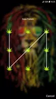 Rasta Pattern Lock Screen imagem de tela 1