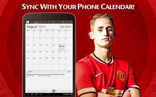 Man Utd Fixtures Calendar पोस्टर
