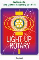 Rotary Da14-15 ポスター