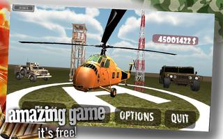 Gunship 2 Hélicoptère 3D Affiche