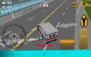 Ambulance Car Simulator 3D Ekran Görüntüsü 1