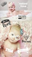Baby Story Photo Maker Affiche