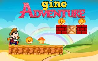 Super Gino Run Adventure Game Plakat