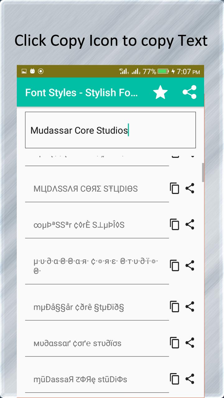 Font Styles Stylish Fonts For Android Apk Download - roblox fonts list copy and paste