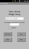 Take A Break Widget الملصق