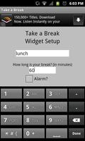 Take A Break Widget capture d'écran 1