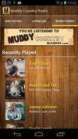 Muddy Country Radio capture d'écran 1